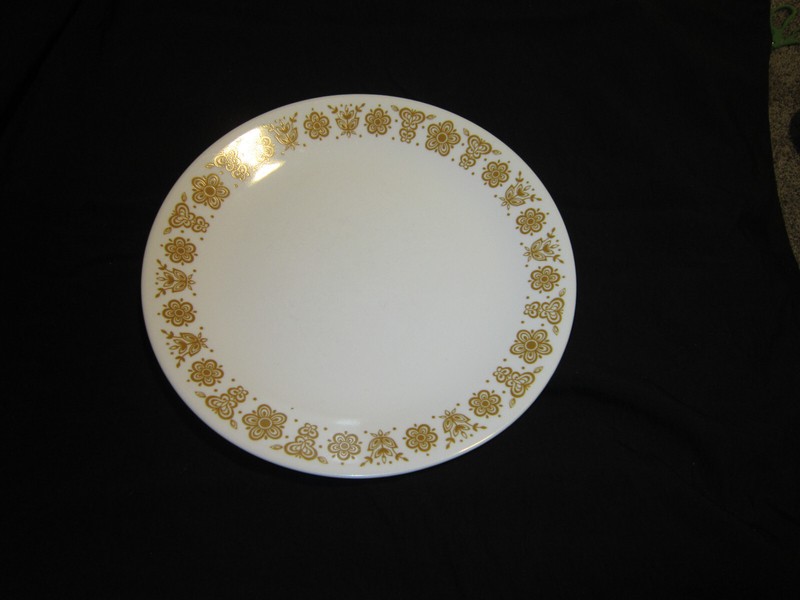 Corelle Butterfly Gold 10" Vintage Dinner Plate