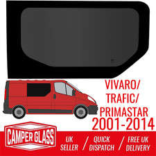 Vauxhall Vivaro PREMIUM Driver Side Fixed Window Vivaro Window 01-14