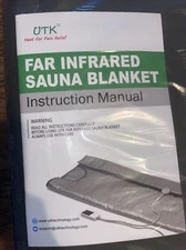 Infrared Sauna Blanket - UTK W/ Jade - Never Used! W/ Carry Case