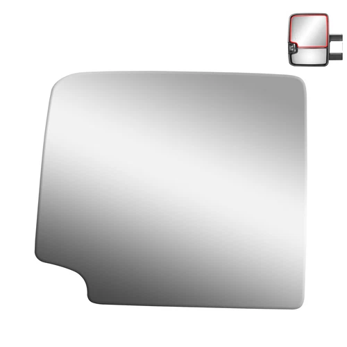 Upper Tow Mirror Glass For 99-17 Chevy Silverado 1500 Driver Side LH 4622S Flat