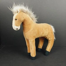 Vintage 1979 Russ Berrie Velvet Brown Horse Plush Stuffed Animal Toy 12" - RARE