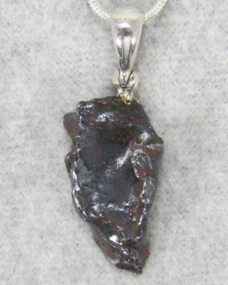 SIKHOTE-ALIN METEORITE PENDANT $79 Sterling Silver Jewelry STARBORN SA79-P23