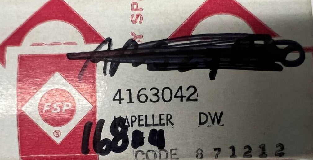 Genuine OEM Whirlpool Drain Impeller 4163042 for sale online | eBay