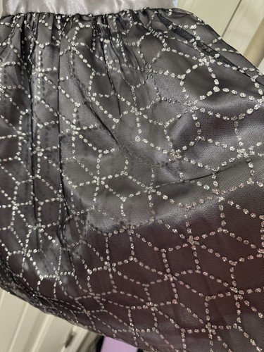 George Brand, Girl’s Size 5 Fancy Sparkly Gray And Black Formal Dress W/ Jacket - Picture 6 of 6
