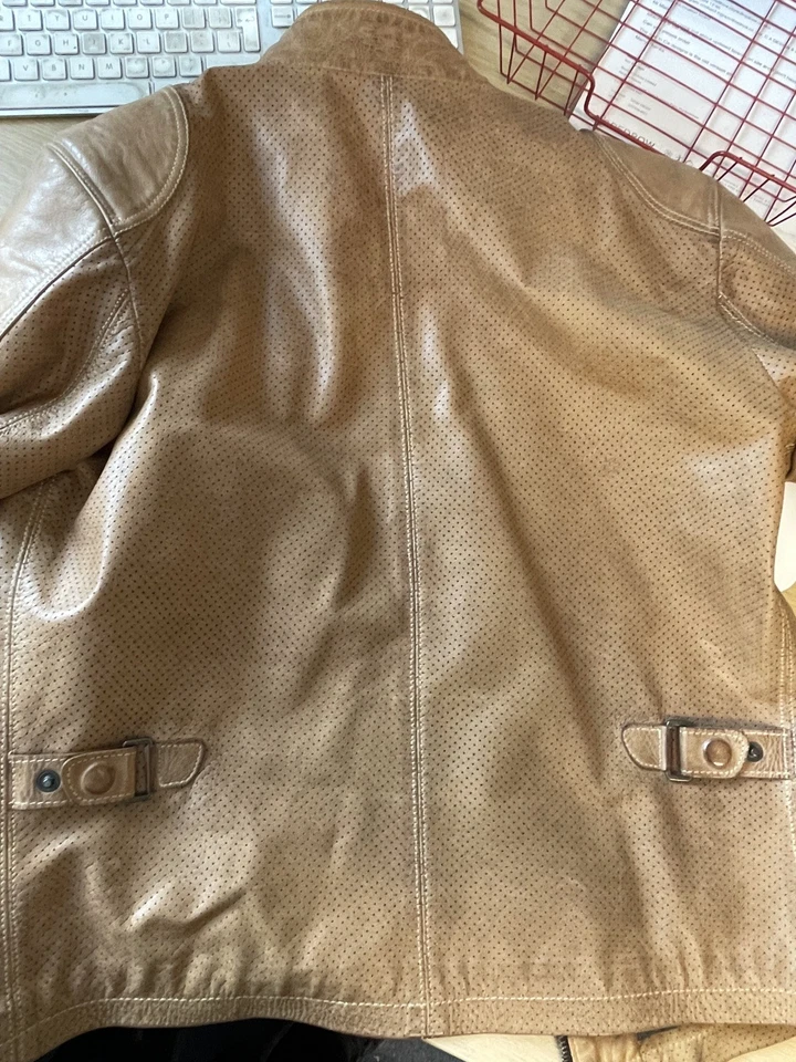 matchless leather jacket mens Bond Cafe Racer biker Motorcycle rrp £999 belstaff - Image 4 of 4