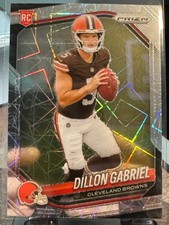 2025 Panini Prizm Football Dillon Gabriel RC Rookie Lazer Prizm Browns #372