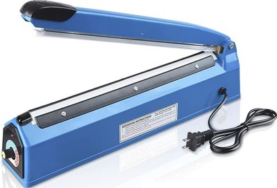 Impulse Heat Sealer Poly Bag Sealing Machine Seal Closer for Plastic Bags PE PP