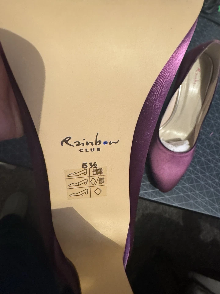 Rainbow Dyed Shoes 5.5 - Image 4 of 4