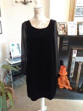 Black midi length Dress. Wallis. Size 12. Wedding/Races/Holiday etc. BNWT.