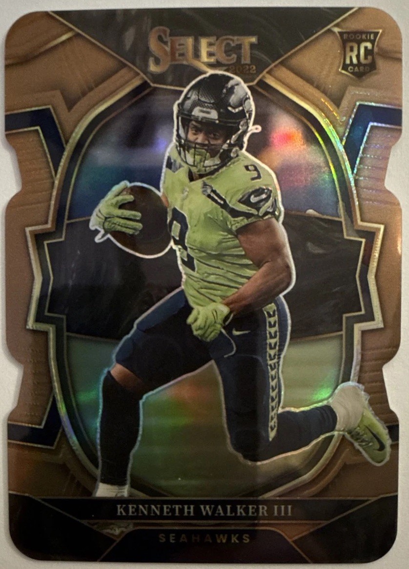 2022 Panini Select - Kenneth Walker III #2 Copper Prizm DieCut /149 (RC)