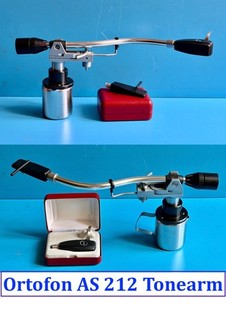 Brazo Ortofon AS 212 9" cabezal SPU base de brazo de montaje Ortofon