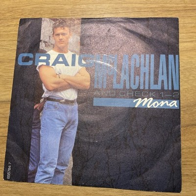 Craig Mclachlan & Check 1-2 - 7'' uk 45 - Mona - 1990 - EPIC 655784 7