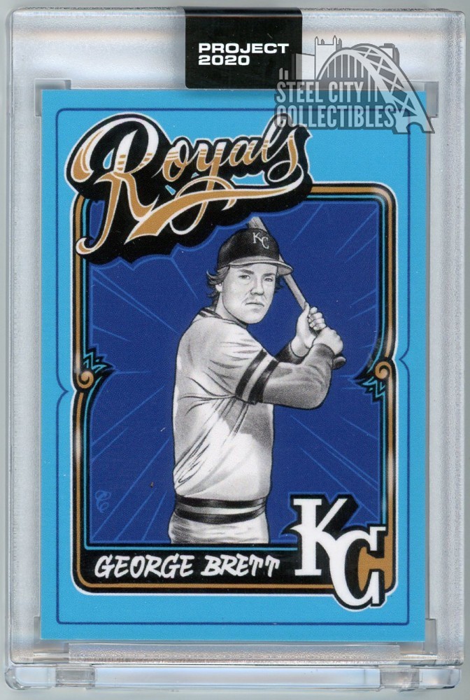 George Brett Topps Project 2020 Card #43 1975 Topps By Mister Cartoon