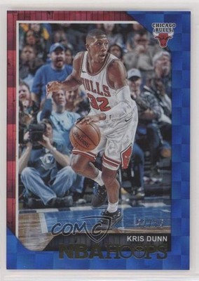 2018-19 Panini NBA Hoops Blue Checkerboard 53/75 Kris Dunn #184 0b2