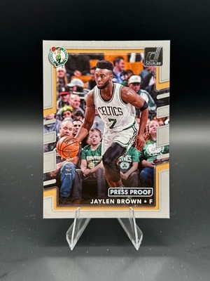 Jaylen Brown 2017-18 Panini Donruss Press Proof Silver /299 #6 Celtics