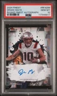 2024 Topps Finest Drake Maye Rookie Auto RFA-DM Patriots RC PSA 10 Gem Mint