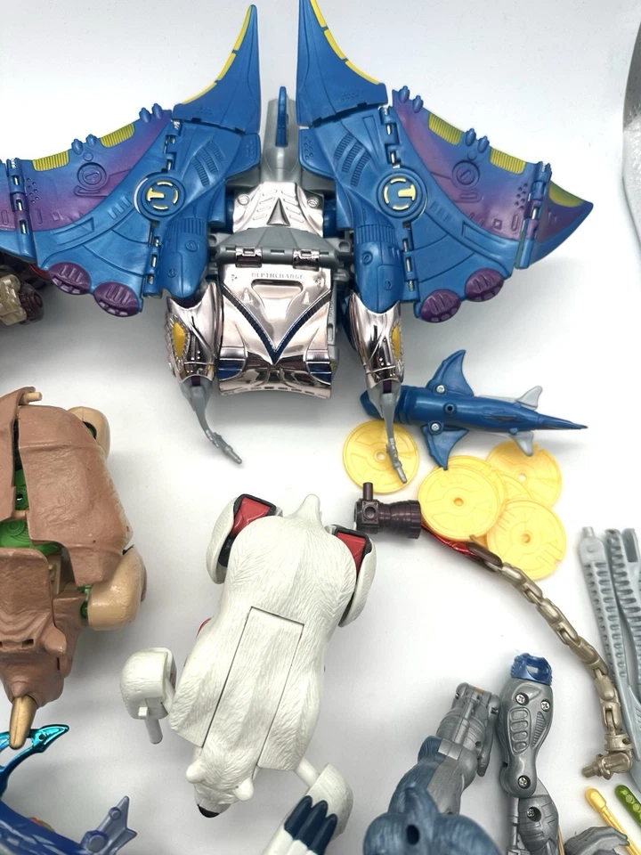Lot of Vintage Transformers BEAST WARS Hasbro 90s - Depth Charge Transmetals - Image 4 of 4