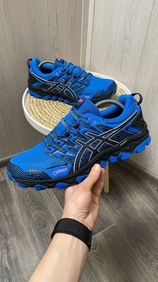 ASICS Gel FujiTrabuco 7 Gore-Tex Trail Running Shoes US 12.5 EU 47 Blue