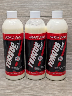 #ad Three 3 MIRROR SHINE Torque Detail Polymer Lock amp; Seal NEW $75.00