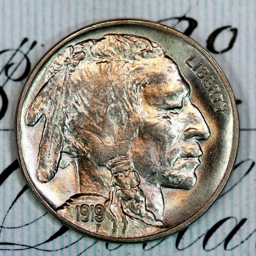 * 1919-P * SUPERB+ GEM BU MS BUFFALO NICKEL * FROM ORIGINAL COLLECTION