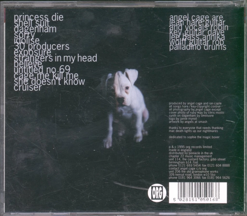 Angel Cage Sophie Magic CD UK Org 1995 ORGAN016CD - Bild 2 von 3