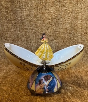 Disney Radiant Belle Beauty & The Beast Porcelain Music Egg Box