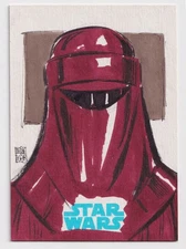 Star Wars Journey to Force Awakens Sketch Card Royal Guard Melike Acar 1/1