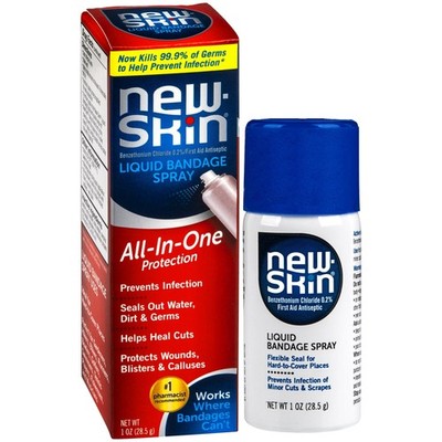 New-Skin Liquid Bandage Spray, 1 Ounce Pack of 1 - Packaging May Vary