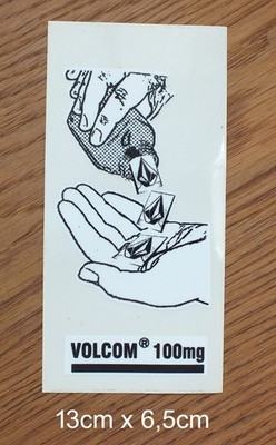 Aufkleber Sticker Volcom Skateboard Skate Longboard BMX Surf 