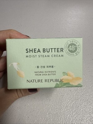 Nature Republic Shea Butter Steam Face Cream 3.38 Fl Oz - New