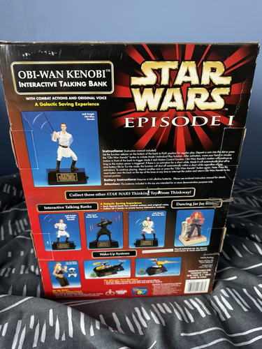 Thinkway Star WarsObi-Wan Kenobi Interactive Talking Bank Star Wars Episode I - Picture 4 of 7