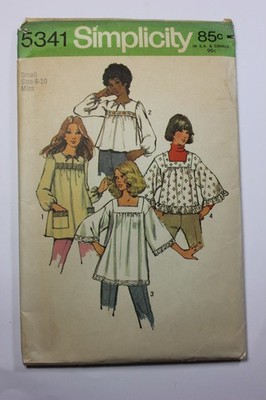 Vintage 1970's SIMPLICITY # 5341 Pattern