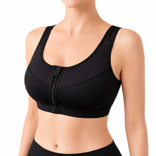 Damen Sport BH Bustier ohne Bügel atmungsaktiv Yoga Fitness Bra elastisch