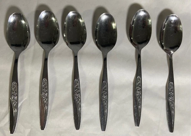 12tlg Besteck Set Edelstahl Vintage Ornament Design Löffel Gabel Messer - Bild 3 von 4