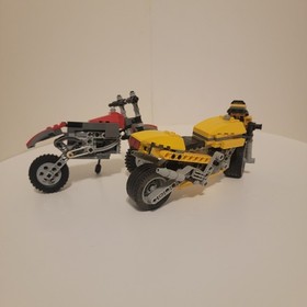 Lego Creator 3 in 1 lot of 2 98% Complete 4953 Fast Flyers & 4893 Revvin' Riders