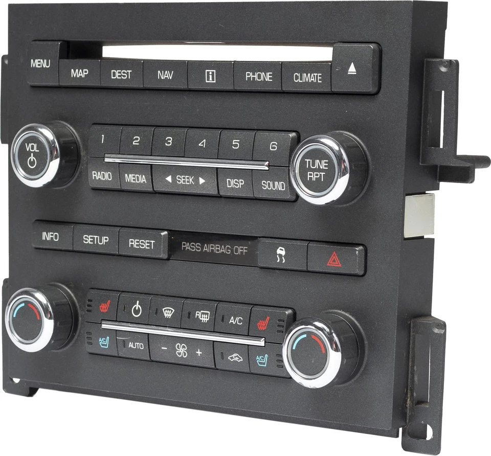 2009 Lincoln MKS Multimedia Temperature Control Panel Part Number 8A5T18A802DKW - Image 2 of 4