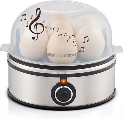 Compact Multi-Functional Egg Cooker: Boil, Poach & Make Omelets - 7-Egg Capacity