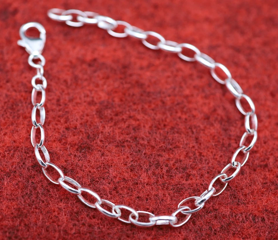 Armband 925 Sterlingsilber mit Karabiner max 21 cm länge variabel - Bild 1 von 1