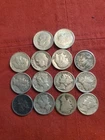 Lot Of 14 UNITED STATES 90% SILVER DIMES $1.40 FACE MERCURY & ROOSEVELT