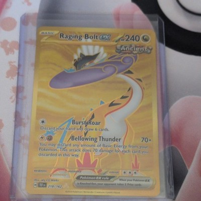 Raging Bolt ex SV05 Temporal Forces EN Holo Full Art Hyper Rare 218/162