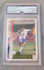Mia Hamm signed autographed 1994 Upper Deck US Soccer Rookie Card RC IP auto PSA
