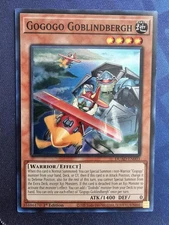 Yugioh Gogogo Goblindbergh DUAD-EN003 1st Edition Super Rare LP Presale