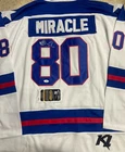 Al Michaels Signed Autograph Auto Miracle On Ice 1980 USA Hockey Jersey JSA COA
