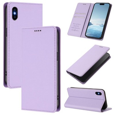 For Apple iPhone XS Max PU Leather Multifunctional Flip Phone Case Cover