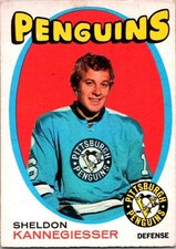 VINTAGE HOCKEY CARD 1971-72 OPC O-Pee-Chee SHELDON KANNEGEISSER PITTSBURGH NO29