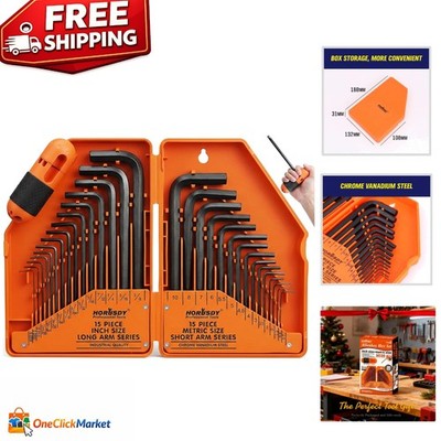 All-in-One 32-Piece Hex Key Set - Heat-Treated Alloy Steel for All Your Needs