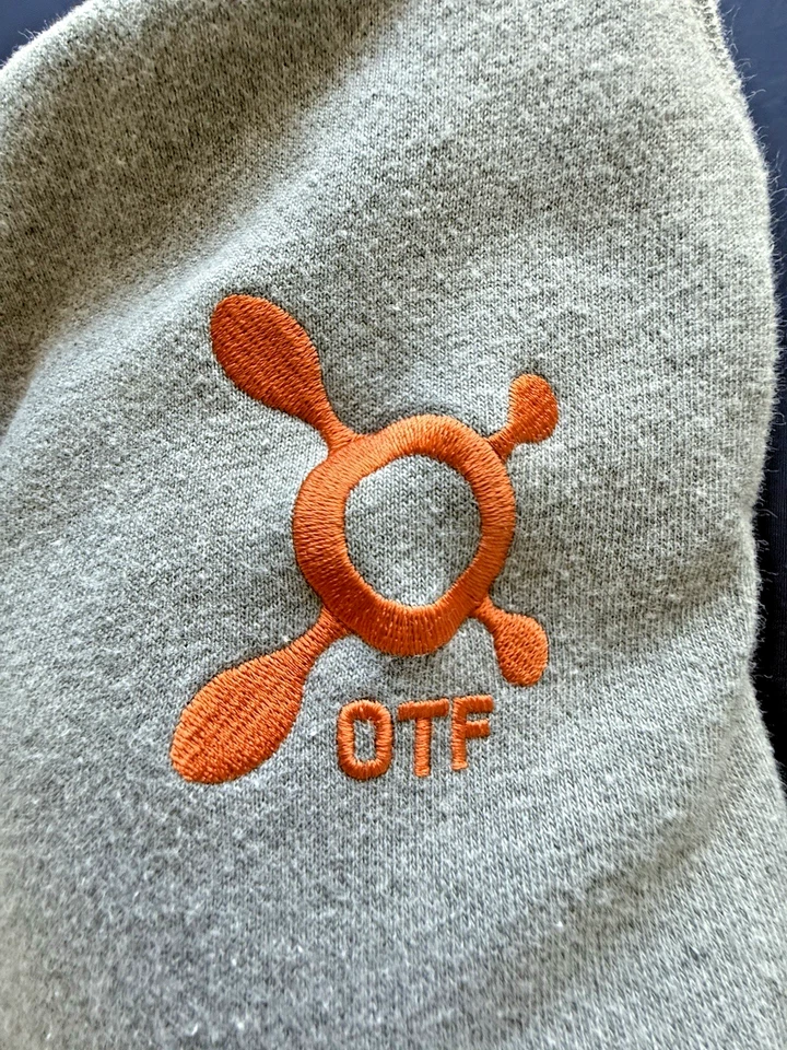 Chaqueta con Capucha Orange Theory Mujer Gris Medio Cremallera Completa Sudadera Foto 3 de 4