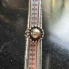 Vintage Native American  Domed Silver Ring Band size 7.5