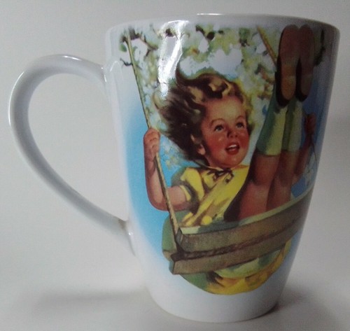 Kellogg's Rice Crispies Mug Swing into Crispness Glass Cup Good Morning (BT) - Picture 3 of 5