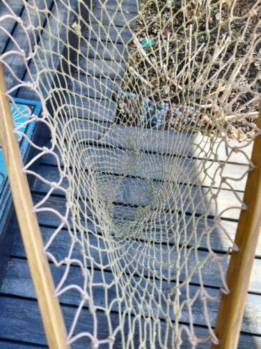 VINTAGE WOOD TROUT FISHING LANDING/DIP NET - Picture 16 of 16